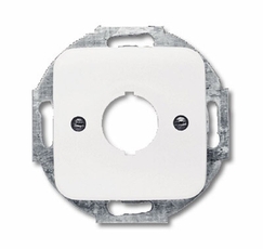 Плата центр. (накладка) с суппортом для командно-сигнальных приборов D=22.5 мм, серия Reflex SI, цвет альп. белый | 1724-0-1150 | 2CKA001724A1150 | A