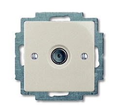 ABB Basic 55 Шампань Розетка TV оконечная | 1724-0-4310 | 2CKA001724A4310 | ABB