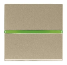 ABB Zenit Шампань Выключатель с индикацией (2мод) | N2201.5 CV | 2CLA220150N1901 | ABB