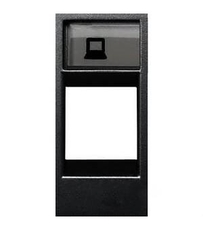 ABB Zenit Антрацит Накладка телеф/комп розетки(для суп.2017.2,2017.3,2018,2018.5,2018.6,2018.8) | N2118.1 AN | 2CLA211810N1801 | ABB