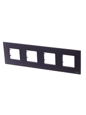 ABB Zenit Стекло Кофейное Рамка 4-я (2+2+2+2 мод) | N2274 CC | 2CLA227400N3701 | ABB