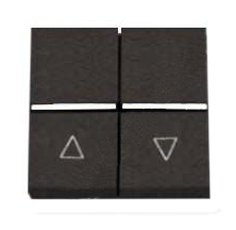 ABB Zenit Антрацит Выключатель жалюзийный без фиксации (2 мод) | N2244 AN | 2CLA224400N1801 | ABB