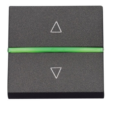 ABB Zenit Серебряный Выключатель жалюзийный электронный, 700 ВА, (2 мод) | N2261.2 PL | 2CLA226120N1301 | ABB