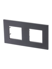 ABB Zenit Антрацит Рамка 2-я (2+2 мод) | N2272 AN | 2CLA227200N1801 | ABB