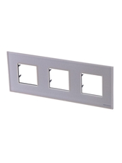 ABB Zenit Стекло Жемчужное Рамка 3-я (2+2+2 мод) | N2273 CP | 2CLA227300N3501 | ABB