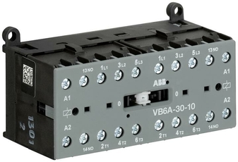 Миниконтактор реверсивный VB6A-30-10 9A (400В AC3) катушка 400В АС | GJL1211911R8105 | ABB