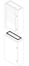 Соединитель шкафов SR IP55 400x200мм ШхГ | GZ4020 | ABB