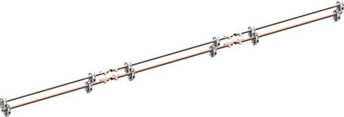 Соединитель шинный 12x5 мм| ZX1180 | ABB