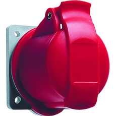 Розетка панельная с прямым минимальным фланцем 316R6, 16A, 3P+E, IP44, 6ч | 2CMA193154R1000 | ABB