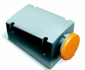 Розетка для монтажа на поверхность с подключением шлейфа 316RL6, 16A, 3P+E, IP44, 6ч | 2CMA168396R1000 | ABB