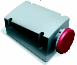 Розетка для монтажа на поверхность с подключением шлейфа 332RL5, 32A, 3P+E, IP44, 5ч | 2CMA168418R1000 | ABB
