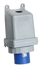 Вилка для монтажа на поверхность 363BS6W, 63A, 3P+E, IP67, 6ч | 2CMA167350R1000 | ABB