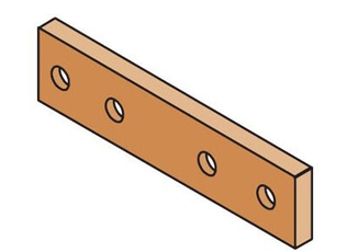 Соединитель 800А для шин 800/1250/1600А(4шт) | AD1068 | ABB