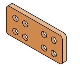 Соединитель 1250/1600А для шин 1250/1600А(4шт) | AD1069 | ABB