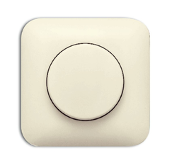 Плата центр. (накладка) с поворотной ручкой д. мех. поворотного светорег.,серия Busch-Duro 200 SI,цвет сл. кость | 6599-0-1326 | 2CKA006599A1326 | AB