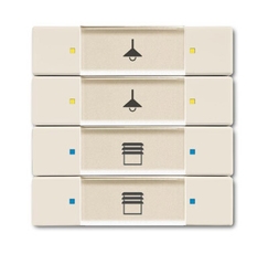 6127/02-82-500 Сенсор 4/8-кл. многофункциональный, слоновая кость | 6117-0-0233 | 2CKA006117A0233 | ABB