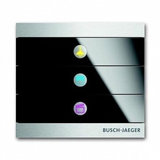 6342-825-101-500 Сенсор 3-кл priOn, черное стекло | 6310-0-0124 | 2CKA006310A0124 | ABB