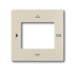 ABB Basic 55 Сл. кость Накладка для терморегулятора (мех. 1098 U, 1098 UF) | 6430-0-0353 | 2CKA006430A0353 | ABB