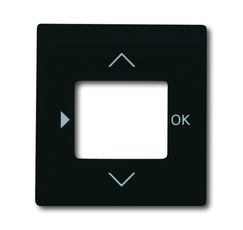 Плата центральная (накладка) для таймера 6455, 6456, серия impuls, цвет чёрный бархат | 6430-0-0382 | 2CKA006430A0382 | ABB