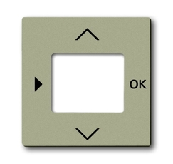 ABB Basic 55 Шампань Накладка для терморегулятора (мех. 1098 U, 1098 UF) | 6430-0-0392 | 2CKA006430A0392 | ABB