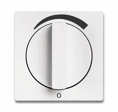 Накладкас поворотной ручкой для регуляторов громкости WHD, серия solo/future, цвет davos/альп. белый | 1710-0-3808 | 2CKA001710A3808 | ABB