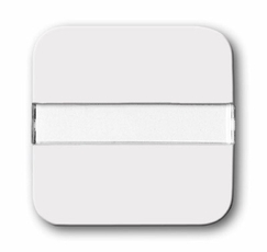 Клавиша для механизма 1-клавишного выключателя/переключателя/кнопки, серия Reflex SI цвет альпийский белый | 1731-0-1452 | 2CKA001731A1452 | ABB