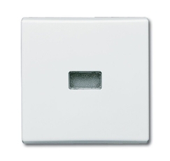 Клавиша для мех. 1-кл.выкл./перекл./кнопки, с красной линзой (IP44), серия Allwetter 44, цвет альпийский белый | 1731-0-1734 | 2CKA001731A1734 | ABB