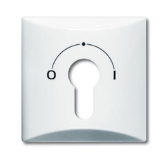 Плата центральная (накладка) с поворотной ручкой, IP44, серия Allwetter 44, цвет альпийский белый | 1710-0-1837 | 2CKA001710A1837 | ABB