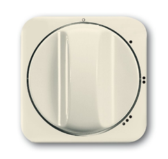 Плата центр. (накладка) с поворотной ручкой для перекл. на 3 положения серия Busch-Duro 2000 SI, цвет сл. кость | 1710-0-3108 | 2CKA001710A3108 | ABB