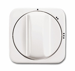 Плата центральная (накладка) с поворотной ручкой для перекл. на 3 положения, серия Reflex SI, цвет альп. белый | 1710-0-3420 | 2CKA001710A3420 | ABB