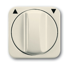 Плата центр. (накладка) с поворотной ручкой, для мех. выкл. жалюзи , серия Busch-Duro 2000 SI, цвет сл. кость | 1753-0-0599 | 2CKA001753A0599 | ABB