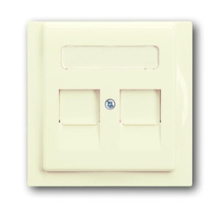 Плата центральная (накладка) для коммуникационных розеток с суппортами , серия impuls, цвет слоновая кость | 1753-0-0081 | 2CKA001753A0081 | ABB