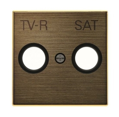 Накладка для TV-R-SAT розетки, серия SKY, цвет античная латунь | 2CLA855010A1201 | ABB