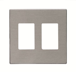 Накладка для механизма разъёма VDI, 2-поста, серия SKY, цвет нержавеющая сталь | 2CLA855510A1401 | ABB