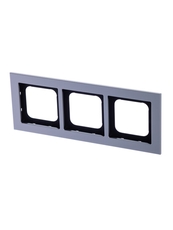Рамка 3-постовая, Axcent, металл, титан | 2CKA001754A4700 | ABB