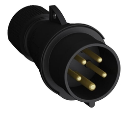 Вилка кабельная Easy&Safe 416EP6B,16А,3P+N+E,IP44,6ч,черн | 2CMA103591R1000 | ABB