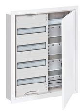 Шкаф 48М в нишу с медиапанелями 684х560х120 с расстоянием между DIN-рейками 125 мм и самозажимными клеммами N/PE U42MM | 2CPX030160R9999 | ABB