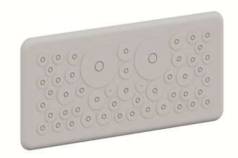 CZF2 Мембранный фланец 34 x 12 мм, 9 x 15.5 мм, 6 x 19 мм, 2 x 40.5 мм, 2 x витая пара | ZB43 | 2CPX052436R9999 | ABB