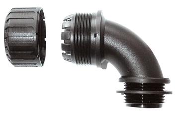 Фитинг RF16/M16/C90/BL, 90°, полиамид 66, черный, резьба M16, d16, 1 шт. в пачке | 7TCA296060R0049 | ABB