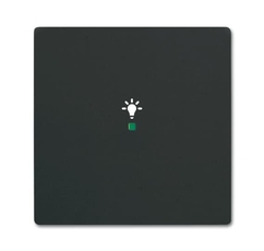 Клавиша одинарная free@home, освещение, future, цвет чёрный бархат| 2CKA006220A0619 | ABB