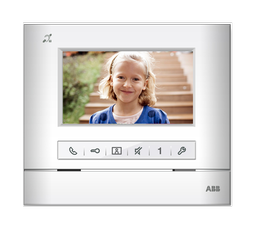 Абонентское устройство 4,3, классик, с индукционной петлёй, белый матовый | 2TMA070020W0061 | ABB