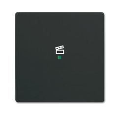 Клавиша одинарная free@home, сцена, future, цвет чёрный бархат SRS-1-885 | 2CKA006220A0621 | ABB