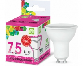 Лампа светодиодная LED-JCDRC-standard 7.5Вт 230В GU10 6500К 675Лм | 4690612019178 | ASD