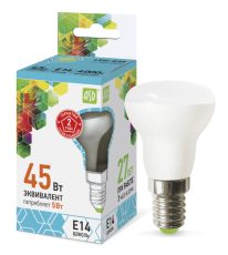 Лампа светодиодная LED-R39-standard 5Вт 230В Е14 4000К 450Лм | 4690612006703 | ASD
