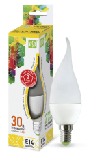 Лампа светодиодная LED-СВЕЧА НА ВЕТРУ-standard 3.5Вт 230В Е14 3000К 320Лм | 4690612004730 | ASD