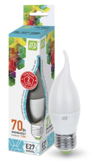 Лампа светодиодная LED-СВЕЧА НА ВЕТРУ-standard 7.5Вт 230В Е27 4000К 675Лм | 4690612004587 | ASD