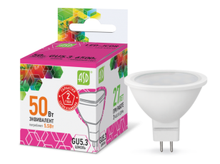 Лампа светодиодная LED-JCDR-standard 5.5Вт 230В GU5.3 6500К 495Лм | 4690612012261 | ASD