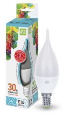 Лампа светодиодная LED-СВЕЧА НА ВЕТРУ-standard 3.5Вт 230В Е14 4000К 320Лм | 4690612004747 | ASD