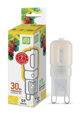 Лампа светодиодная LED-JCD-standard 3Вт 230В G9 3000К 270Лм | 4690612003764 | ASD