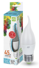 Лампа светодиодная LED-СВЕЧА НА ВЕТРУ-standard 5Вт 230В Е27 4000К 450Лм | 4690612004549 | ASD